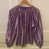 Blouse vintage paysanne T36/S