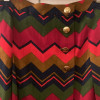 Jupe Yves Saint-Laurent vintage courte imprimée graphique T38