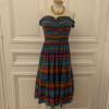 Robe vintage bustier smockée Infiniitif T38