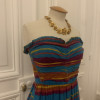 Robe vintage bustier smockée Infiniitif T38