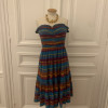 Robe vintage bustier smockée Infiniitif T38