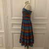 Robe vintage bustier smockée Infiniitif T38