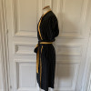 Robe Cerruti vintage soie bicolore