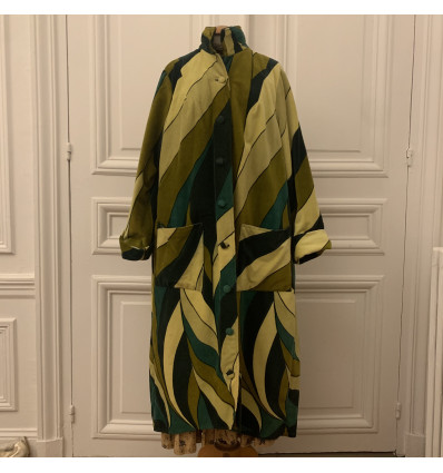 Manteau velours imprimé TM/L