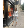 Ensemble silver veste et sarouel Cacharel vintage