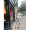 Ensemble silver veste et sarouel Cacharel vintage