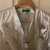 Ensemble silver veste et sarouel Cacharel vintage