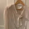 Blouse Emmanuelle Khanh vintage pois TM