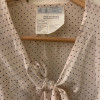 Blouse Emmanuelle Khanh vintage pois TM