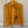 Blouse vintage soie frou frou TS
