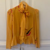 Blouse vintage soie frou frou TS