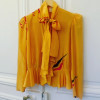 Blouse vintage soie frou frou TS