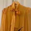 Blouse vintage soie frou frou TS