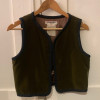 Gilet sans manches velours vintage Saint-Laurent T36/S