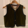 Gilet sans manches velours vintage Saint-Laurent T36/S