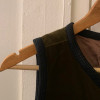 Gilet sans manches velours vintage Saint-Laurent T36/S