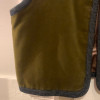 Gilet sans manches velours vintage Saint-Laurent T36/S