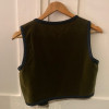 Gilet sans manches velours vintage Saint-Laurent T36/S