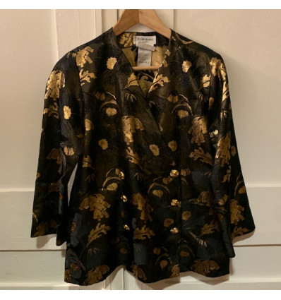 Veste lamée Yves Saint-Laurent vintage T38