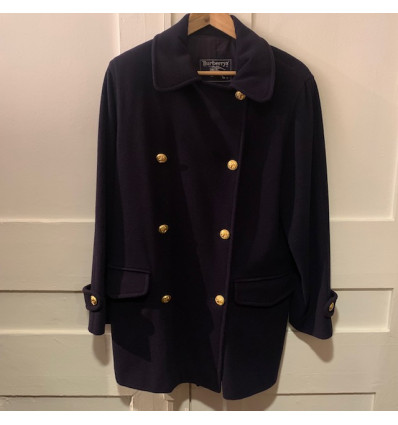 Caban vintage Burberrys achemire melangé TL