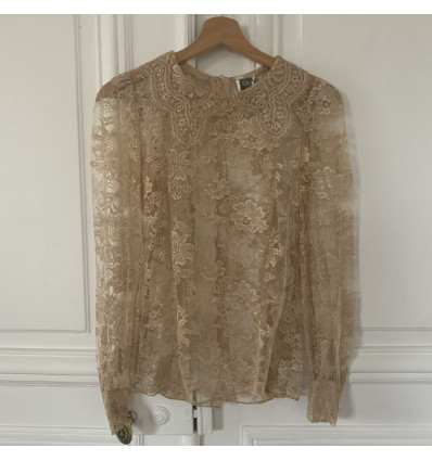 Blouse Emmanuellle Khanh vintage seventies TS
