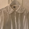 Blouse Emmanuelle Khanh vintage col Claudine