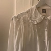 Blouse Emmanuelle Khanh vintage col Claudine