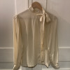 Blouse Saint-Laurent vintage lavallière TS/M