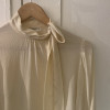 Blouse Saint-Laurent vintage lavallière TS/M