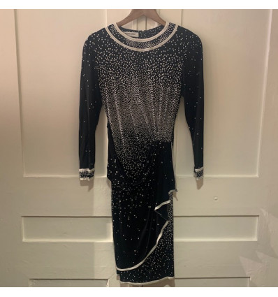 Robe Léonard vintage pois TS