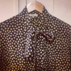 Blouse Saint-Laurent vintage lavallière T40/S/M