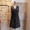 Gilet sans manches en cuir Hermès
