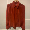 Blouse Saint-Laurent vintage lavallière TS