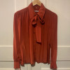 Blouse Saint-Laurent vintage lavallière TS