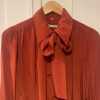 Blouse Saint-Laurent vintage lavallière TS