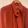 Blouse Saint-Laurent vintage lavallière TS
