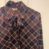 Blouse Saint-Laurent vintage soie lavalliere T40