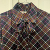 Blouse Saint-Laurent vintage soie lavalliere T40