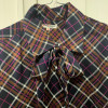 Blouse Saint-Laurent vintage soie lavalliere T40