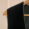 gilet sans manches velours lurex or