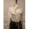 Blouse Saint-Laurent vintage lavallière T40/S