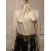 Blouse Saint-Laurent vintage lavallière T40/S