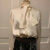 Blouse Saint-Laurent vintage lavallière T40/S