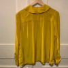 Blouse Saint-Laurent vintage soie moutarde T42/S/M