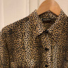 Blouse soie Yvan & Marzia vintage léopard