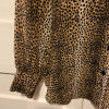 Blouse soie Yvan & Marzia vintage léopard