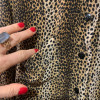Blouse soie Yvan & Marzia vintage léopard