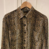 Blouse soie Yvan & Marzia vintage léopard