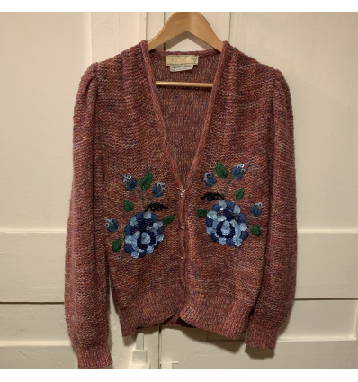 Gilet maille rétro TM