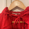 Blouse Saint-Laurent vintage soie rouge T38